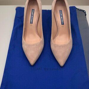 Stuart Weitzman Anny 70 Suede Pumps